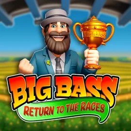 Big Bass Return to the Races game by Pragmatic Play – logo hosted on Leon Casino