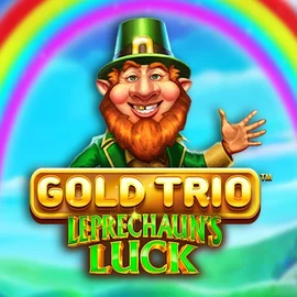 Slots logo of Gold Trio Leprechaun's Luck from Playtech at Leon Casino