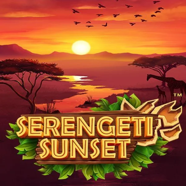 Serengeti Sunset slot visual from Skywind Group available on leoncasinogreece.gr